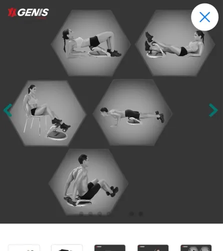 Aparelho de Exercícios Multifuncional Genis