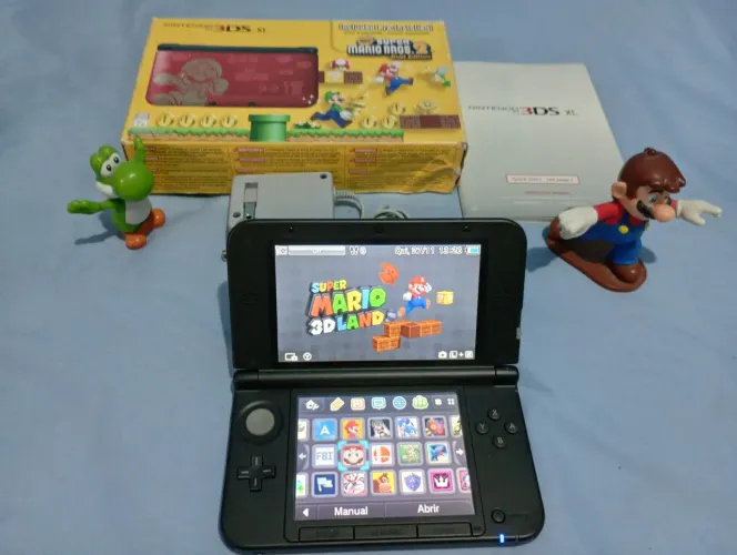 NINTENDO 3DS XL EDIÇÃO SUPER MARIO BROS 