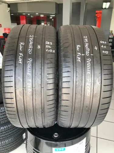 Kit 02 Pneu 275/40r20 Pirelli Pzero Run Flat 106w (3/4) Bmw (Usado)