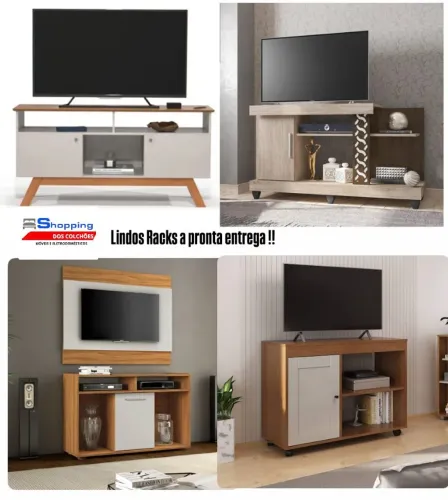 Rack para TV com design moderno e elegante