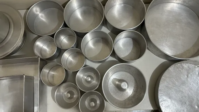 Formas de bolo várias peças 