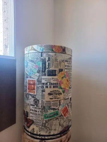 Lata decorativa vintage