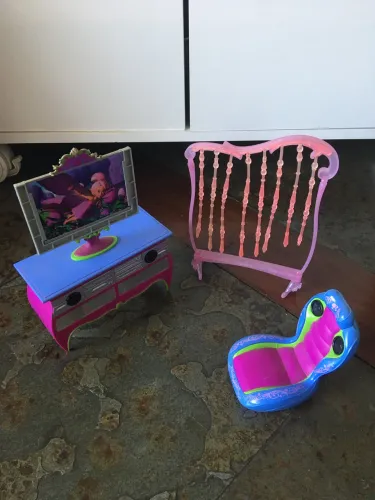 Lote móveis Barbie 