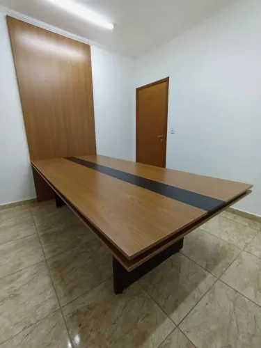 MOVEIS DE ESCRITÓRIO MESA DE REUNIÃO BORDA DUPLA + PAINEL NOVO ****LEIA A DESCRIÇÃO****