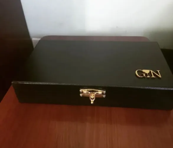 Caixa MDF Artesanal Especiarias Gin