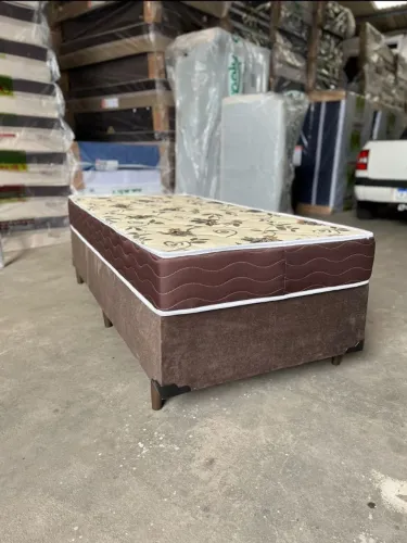 Cama Box Solteiro  - Conforto e Qualidade