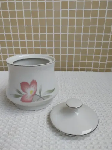 Açucareiro Porcelana Royal Rorzelan- Anos 1990