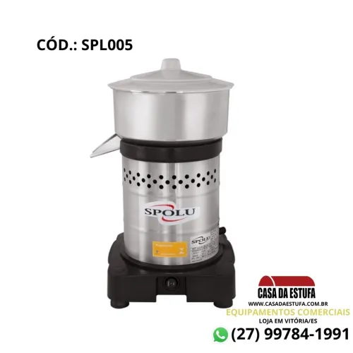 Espremedor de Suco Médio todo em Inox Spolu
