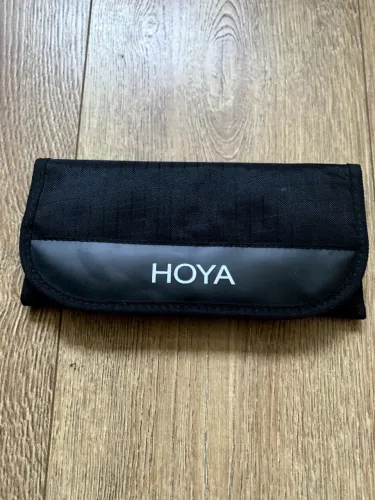 Estojo com 3 filtros Hoya - PLC + Warm + UV 58mm