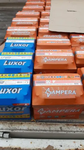 Bateria Automotiva de 60 Ah Nova Luxor com 1 ano de garantia e Selo do Inmetro