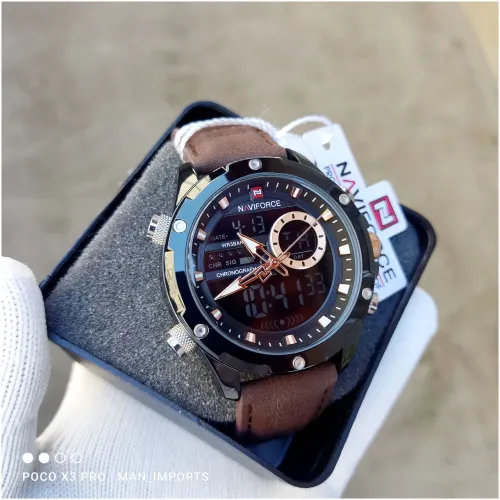 NAVIFORCE 9208 - Relógio Casual/Esportivo Analógico/Digital <br>