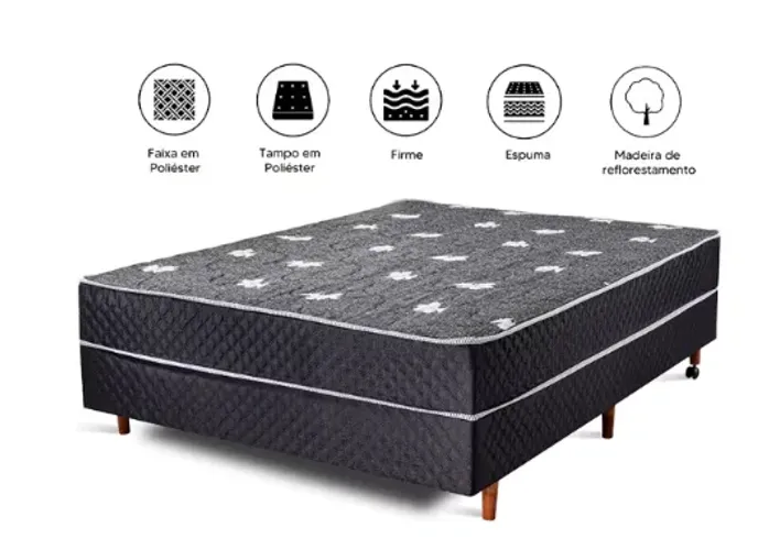 Cama Box Conjugada Casal
