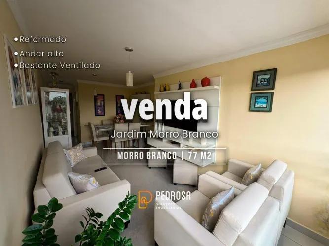 Apartamento à venda com 77 m2 - 3 quartos - no bairro de Nova Descoberta/Natal - 2 vagas