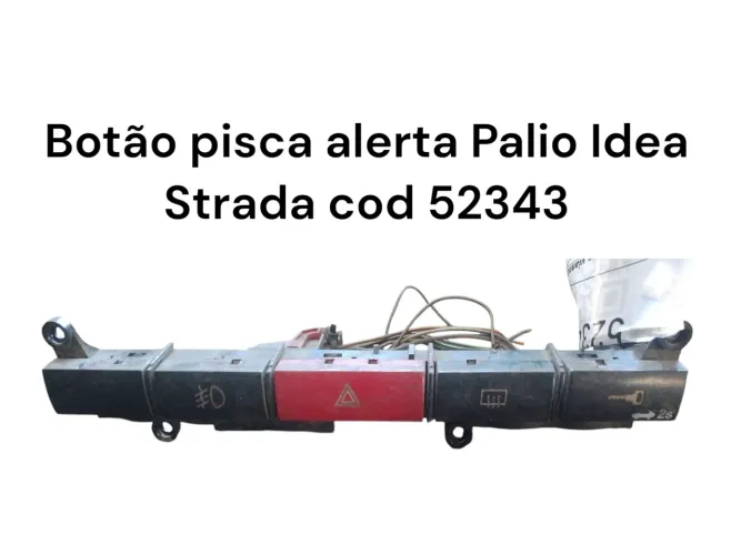 Botão Pisca Alerta Palio Idea Strada Cod 52343