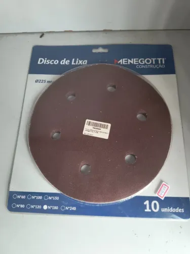 Disco de Lixa Menegotti 225mm