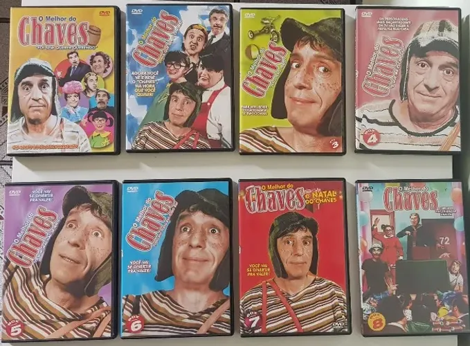 DVDs Chaves 1 a 8 Temporada Originais
