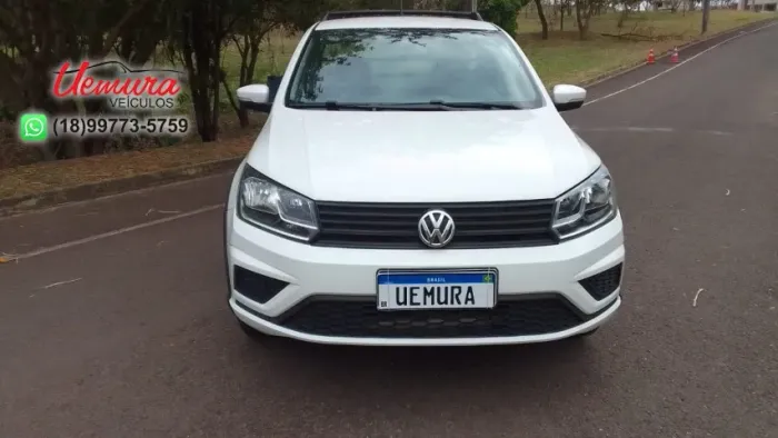 Volkswagen/ Saveiro Trendline 1.6 - 2016/2017 - Branca Flex