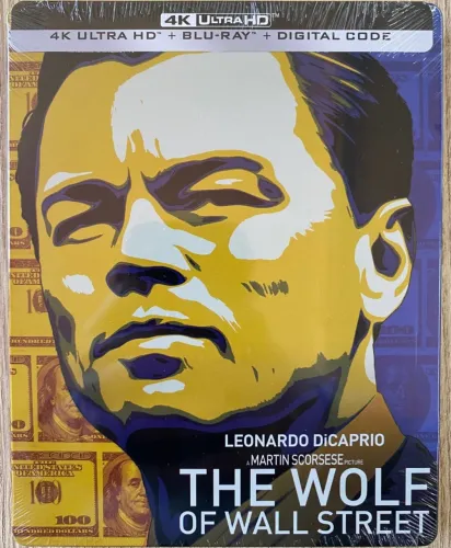 O Lobo de Wall Street Blu-ray 4k Steelbook sem português 