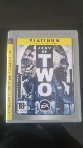 Jogo Army of Two PS3 Platinum Raridade Mídia Física Original Impecável Usado