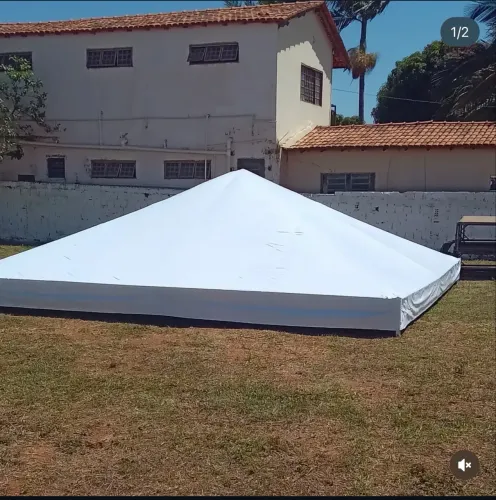 Fabricaçao de lona piramidal