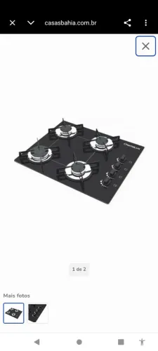 cooktop 4 bocas