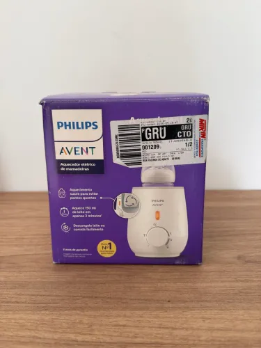 Aquecedor de Mamadeiras Philips Avent SCF355 Novo na Caixa