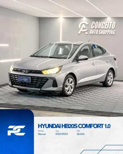 Hyundai HB20S Comfort 1.0 Flex 12V Mec. 2023