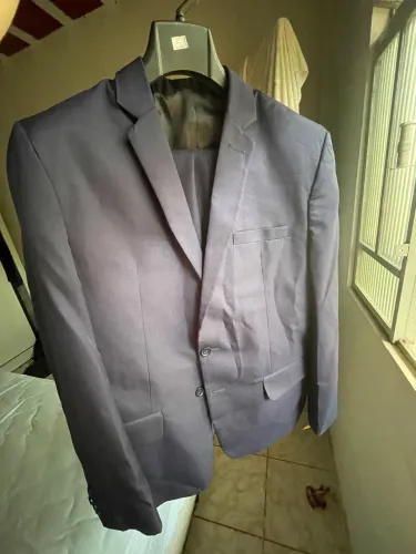 Ternos azul marinho Poliviscose 