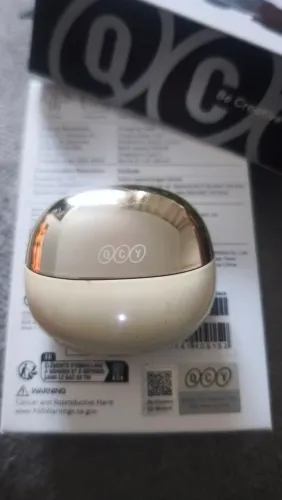 Fone QCY melodbuds PRO caramelo