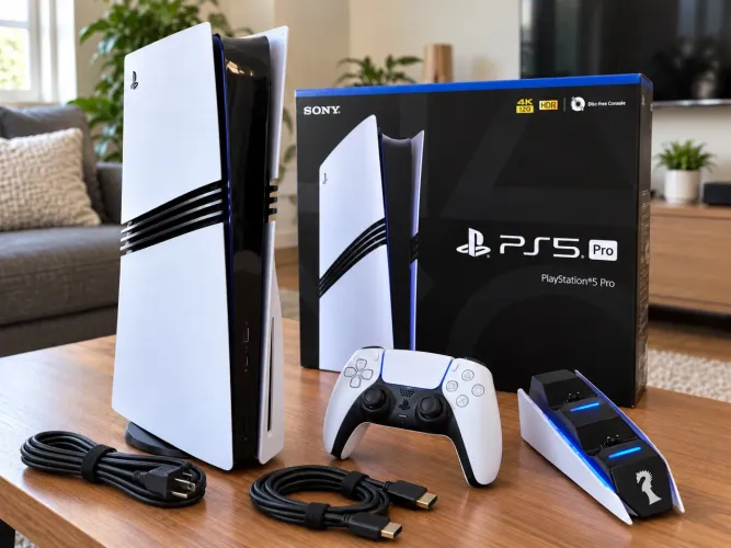 PlayStation 5 Pro com 3TB + 1 Controle DualSense +SSD Samsung 980 Pro+ Caixa