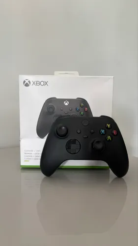 Controle Xbox séries s preto ESTADO DE NOVO COM GARANTIA NA CAIXA 