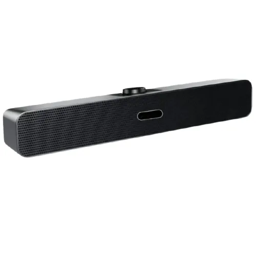 Soundbar Gamer Para PC e Notebook Caixa de Som 6W RMS USB P2, Caixinha p/ Escritório, Mesa