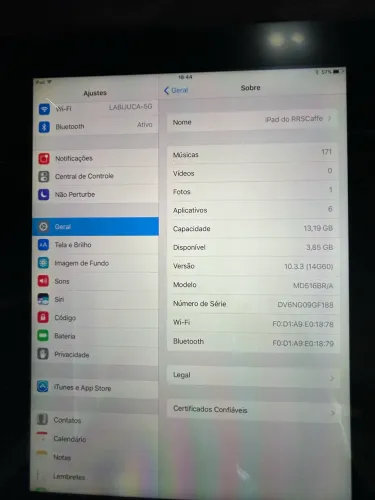 Vendo ipad 4 ano 2012. Em perfeitas condições de uso.