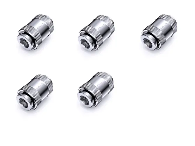 (NOVO) Kit 5x Fitting Conector G1/4 Válvula Abre E Fecha Torneira Bykski Water Cooler