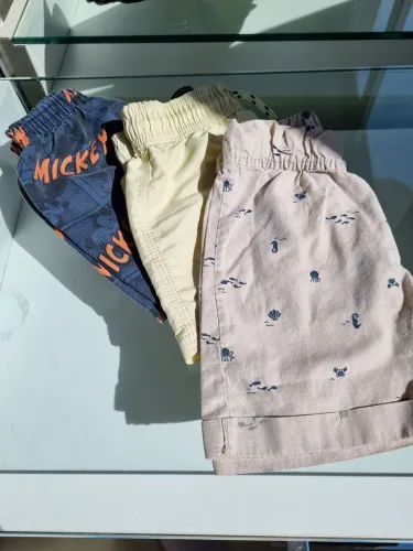 Roupas de 1 a 3 anos bermuda e camisetas