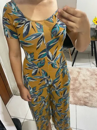 Macacão estampado