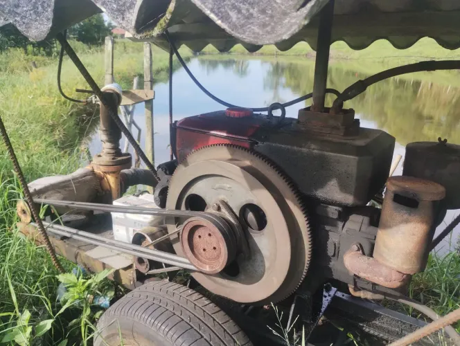 Bomba irrigação com motor yanmar 18 hp