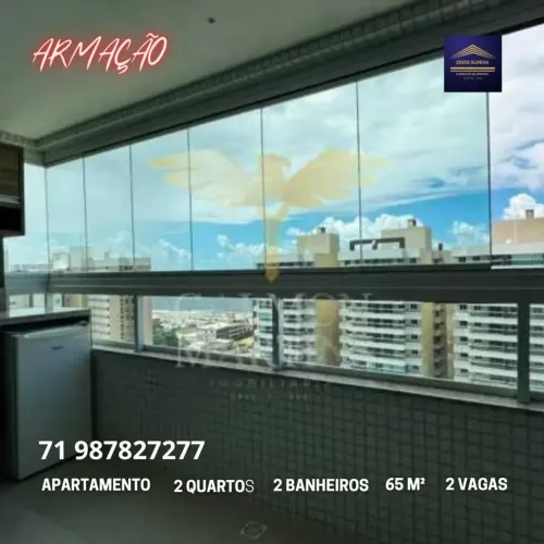 APARTAMENTO 2 QUARTOS (1 SUÍTE), 65 M² - ARMAÇÃO