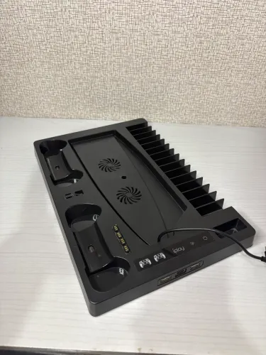 Base com cooler e carregador para PS5 Fat com leitor