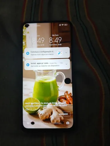 Redmir note 9 64 gigas todo ok so macha pega normal