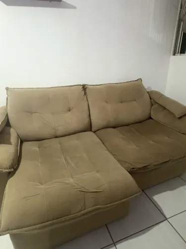 Sofá retrátil 3 lugares