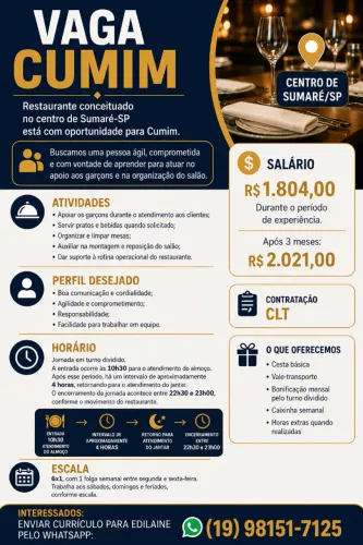 Cumim/Garçom