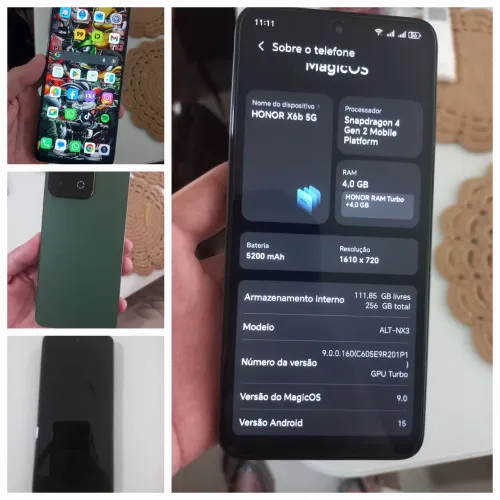 celular Honor x6b 5g 256 GB
