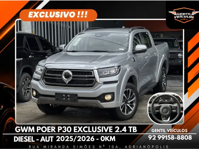 GWM Poer P30 EXCLUSIVE 2.4 16V TURBO 4X4 AUT. 2026
