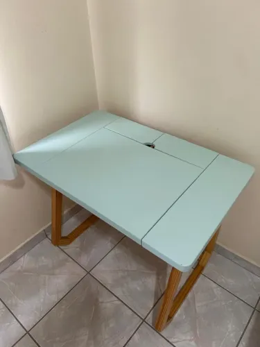Escrivaninha e Mesa Hush Home Office Verde Menta