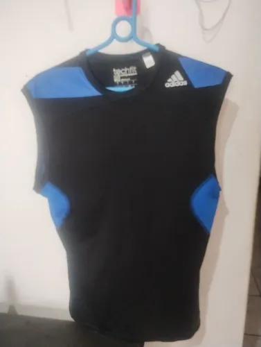 adidas Sport Shirt ärmellos S schwarz
