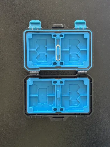 Case cartões de memória SD, micro SD, nano, e CF