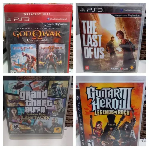 Lote de jogos ps3