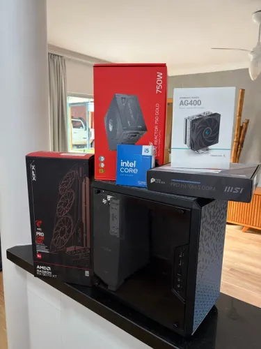Computador RX 9070XT + i5 14600K PC gamer