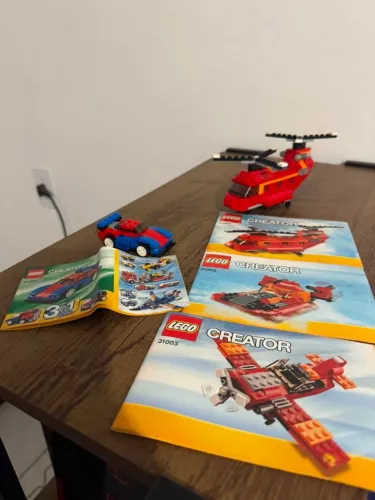 Lote lego racers 30194 Creator 31000 e 31003 completos